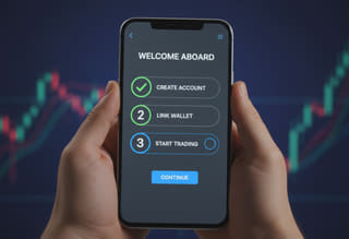 Platform access — personal trading account dashboard at Blue CalkTrade